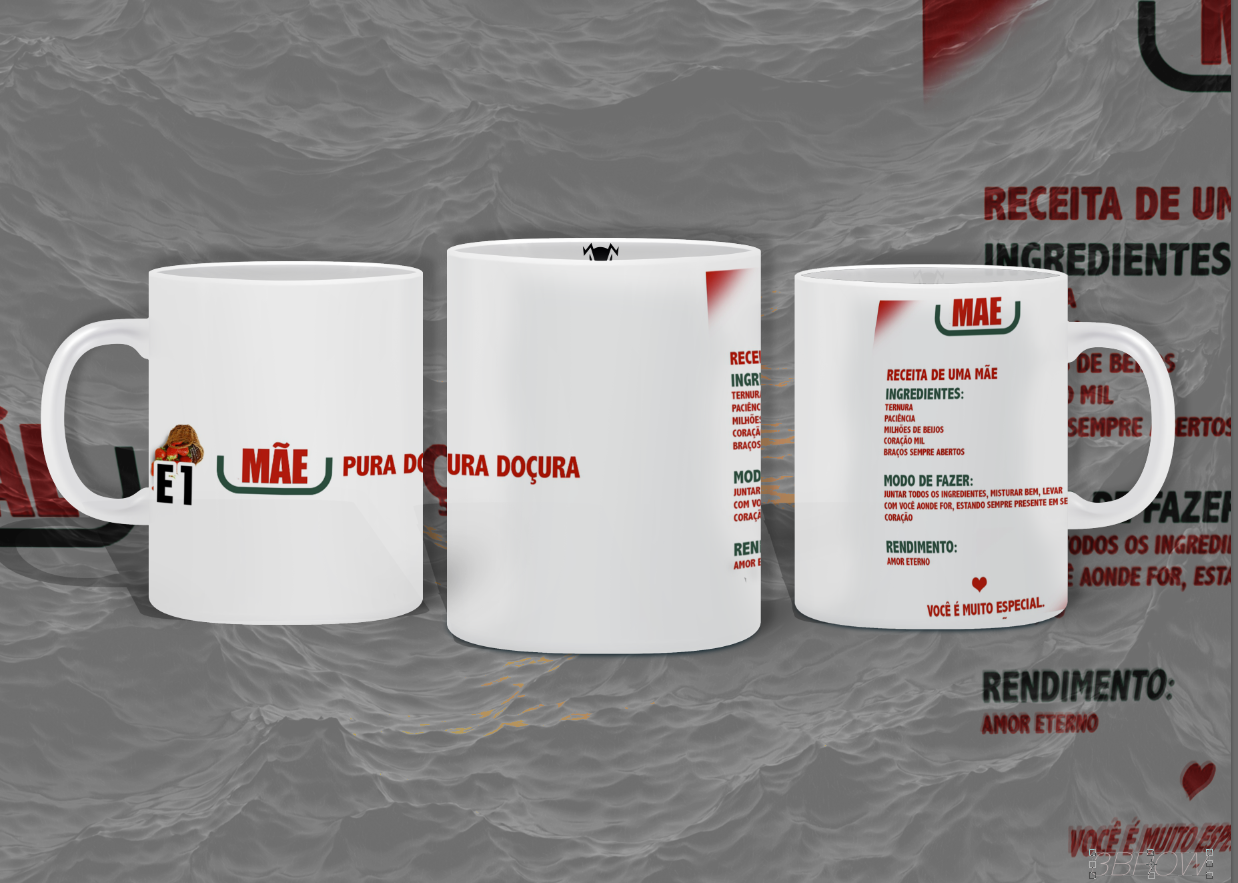 Caneca dia das Mães - Modelos Prontos