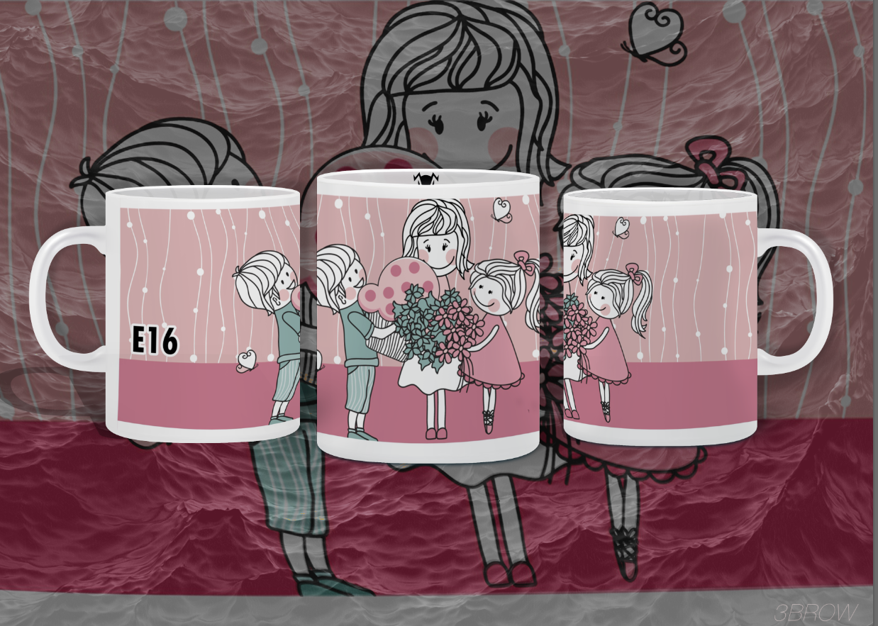 Caneca dia das Mães - Modelos Prontos
