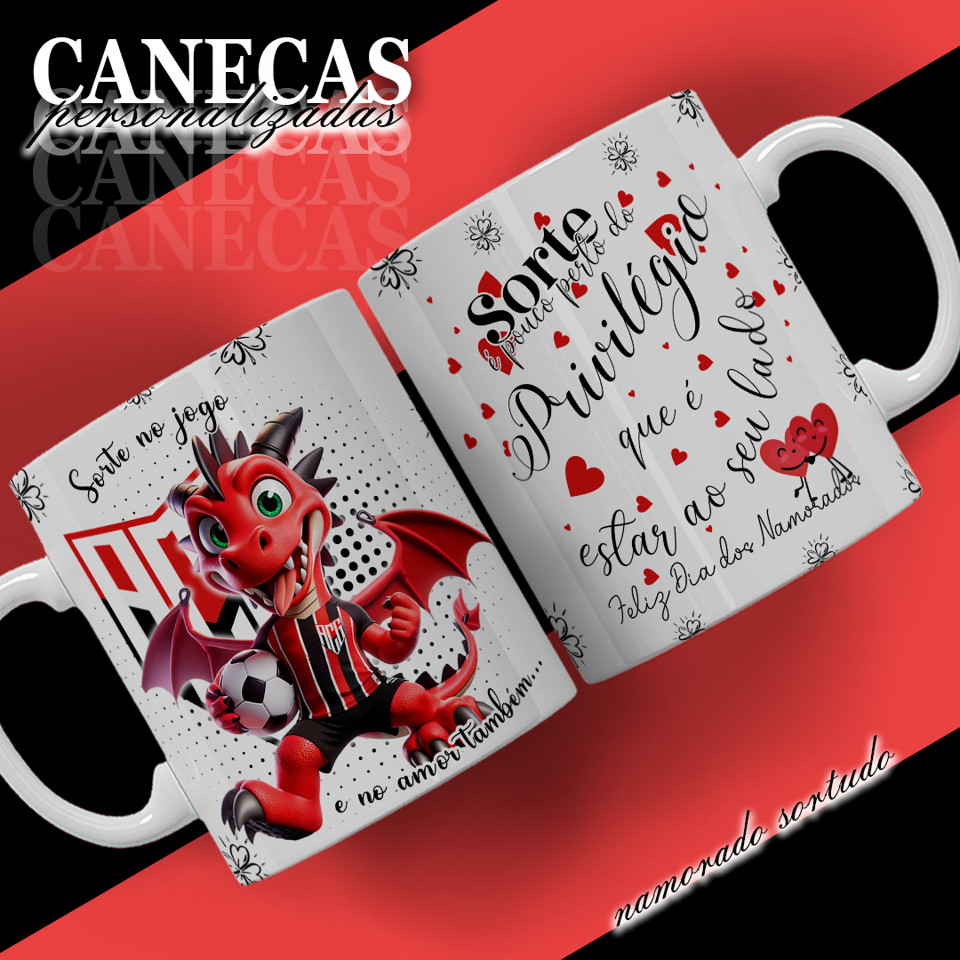 Kit Caneca dia dos namorados + chocolate + caixinha + laço