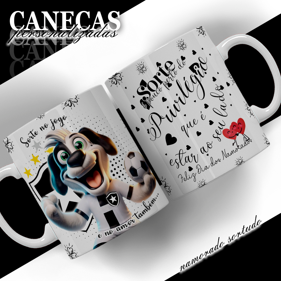 Kit Caneca dia dos namorados + chocolate + caixinha + laço