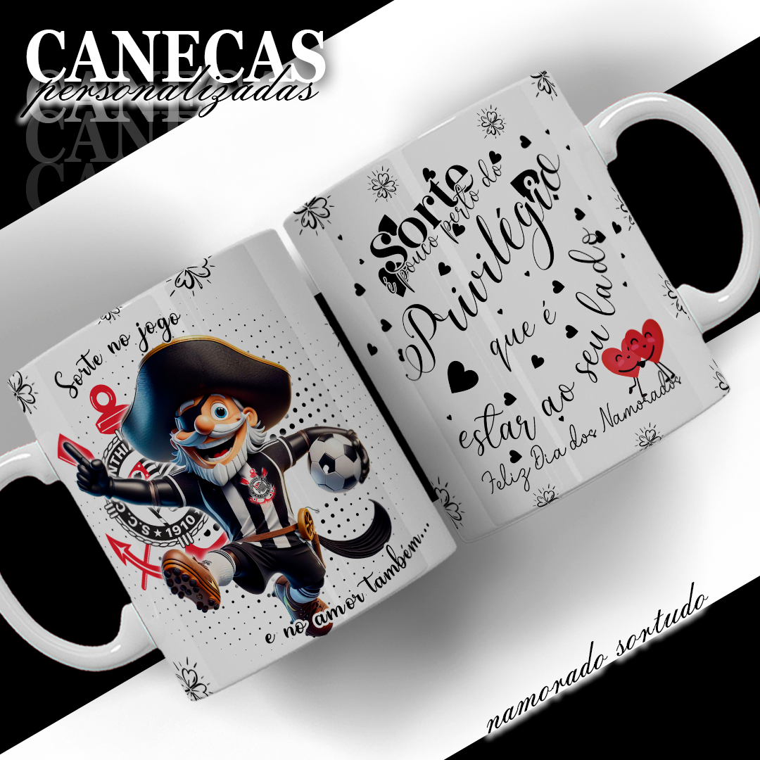 Kit Caneca dia dos namorados + chocolate + caixinha + laço