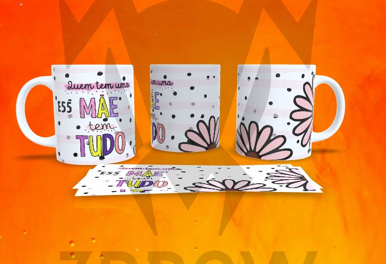 Caneca dia das Mães - Modelos Prontos