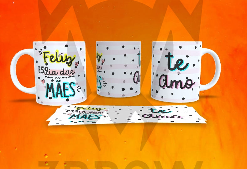 Caneca dia das Mães - Modelos Prontos