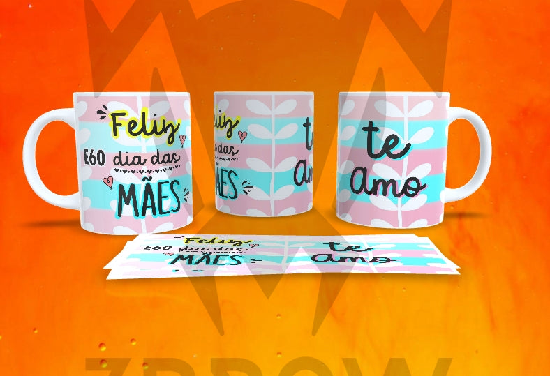 Caneca dia das Mães - Modelos Prontos