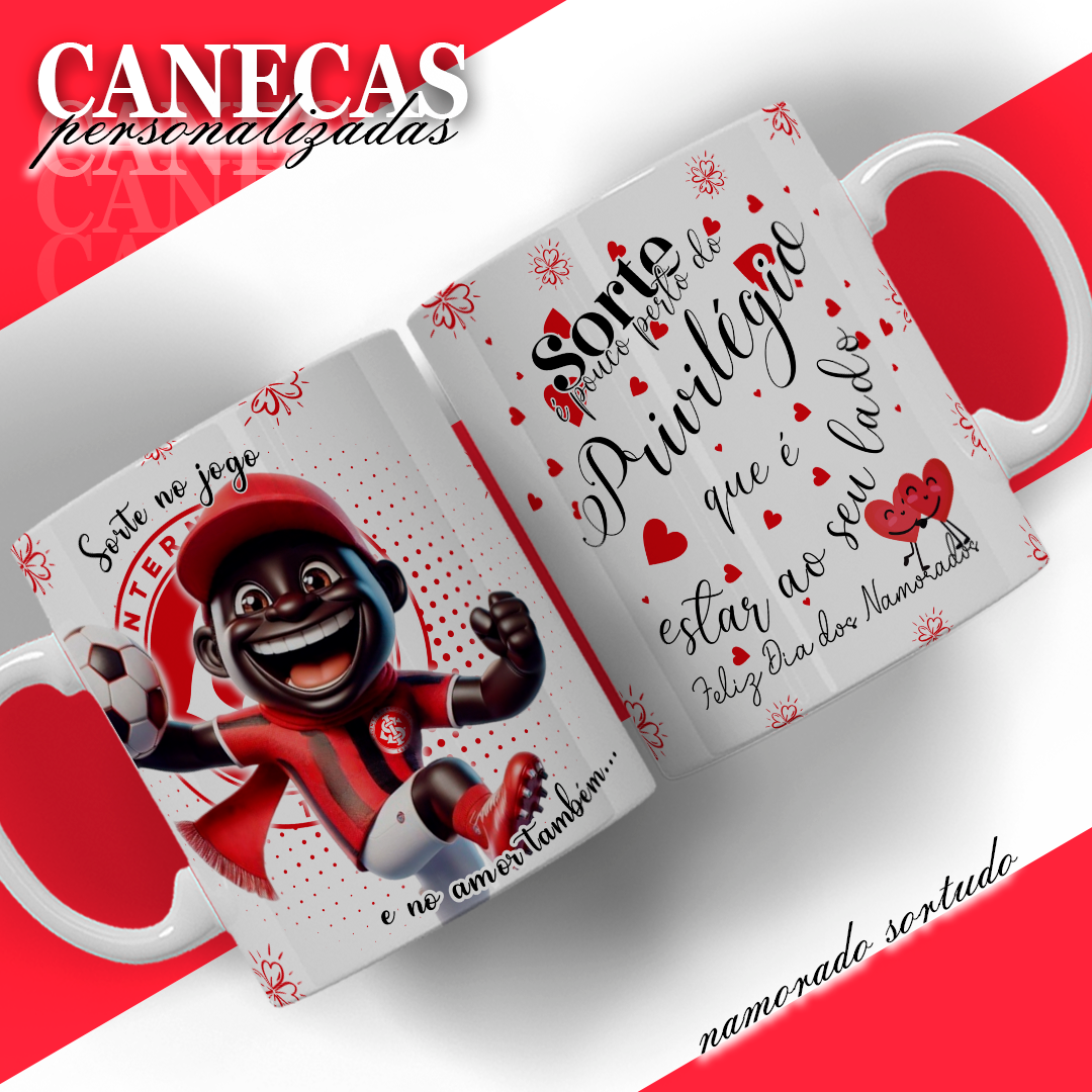 Kit Caneca dia dos namorados + chocolate + caixinha + laço
