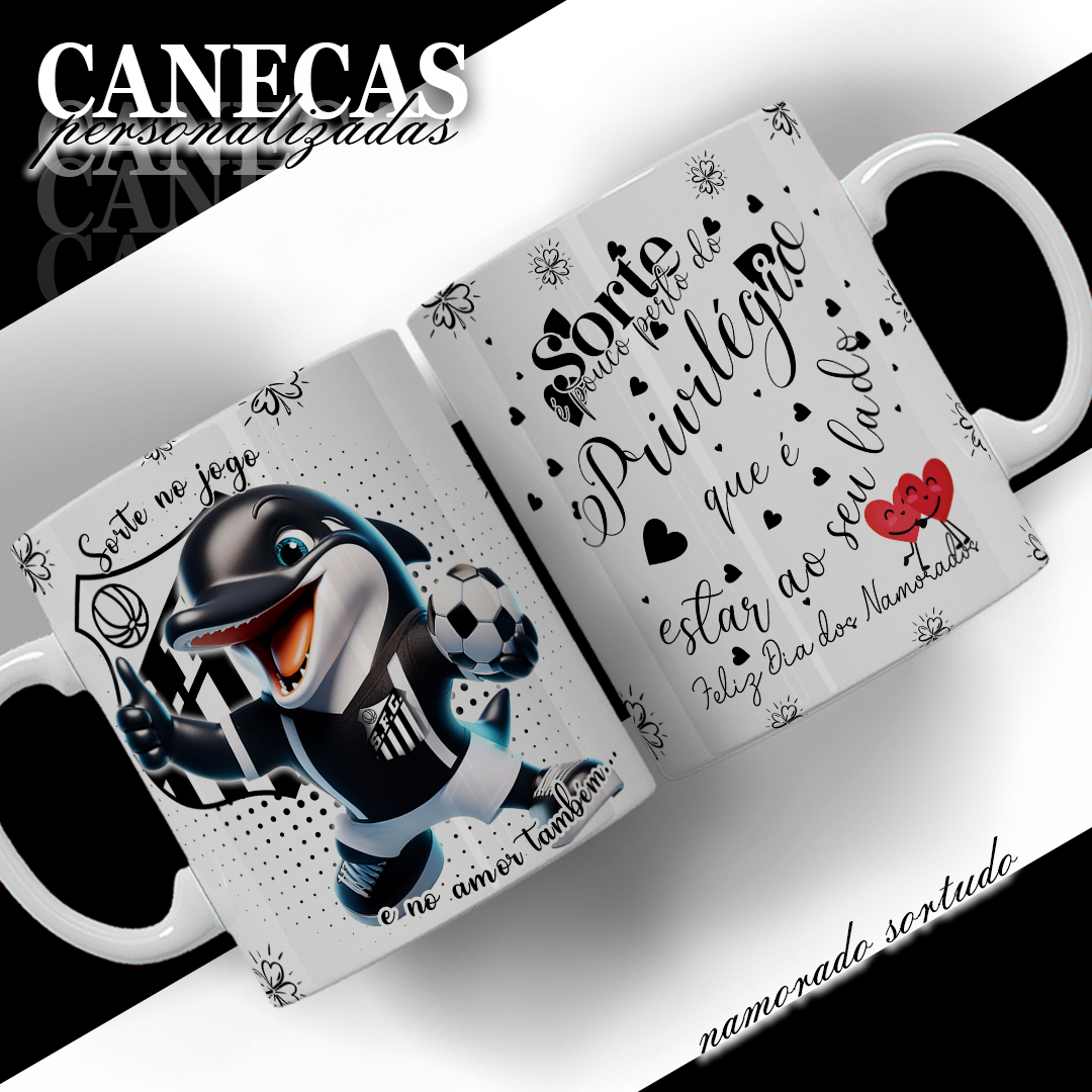 Kit Caneca dia dos namorados + chocolate + caixinha + laço