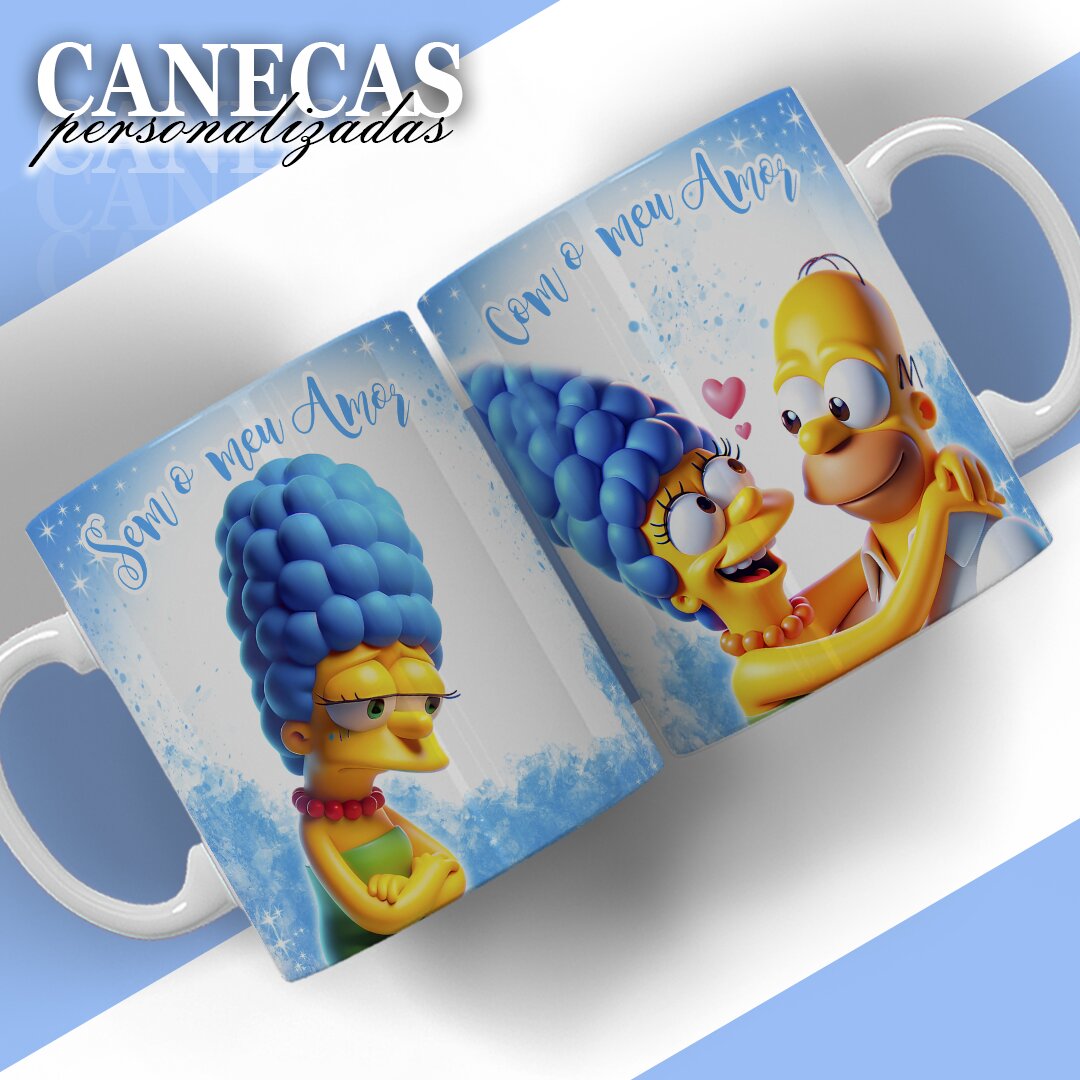 Kit Caneca dia dos namorados + chocolate + caixinha + laço
