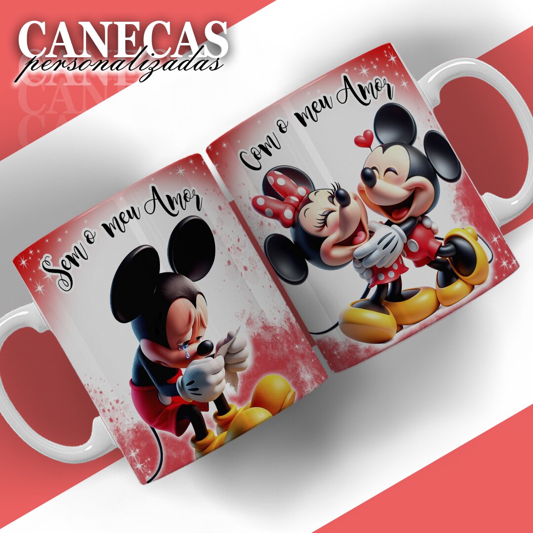 Kit Caneca dia dos namorados + chocolate + caixinha + laço