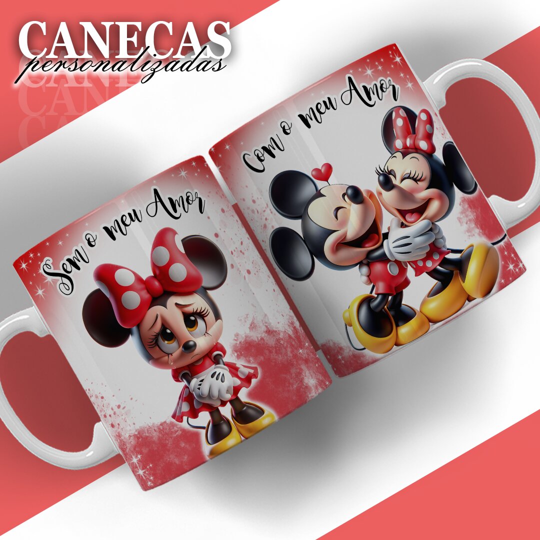 Kit Caneca dia dos namorados + chocolate + caixinha + laço