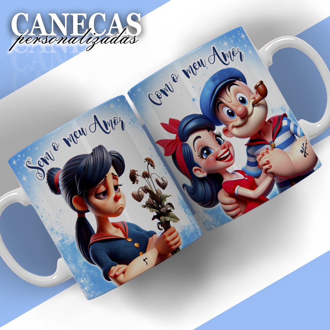 Kit Caneca dia dos namorados + chocolate + caixinha + laço