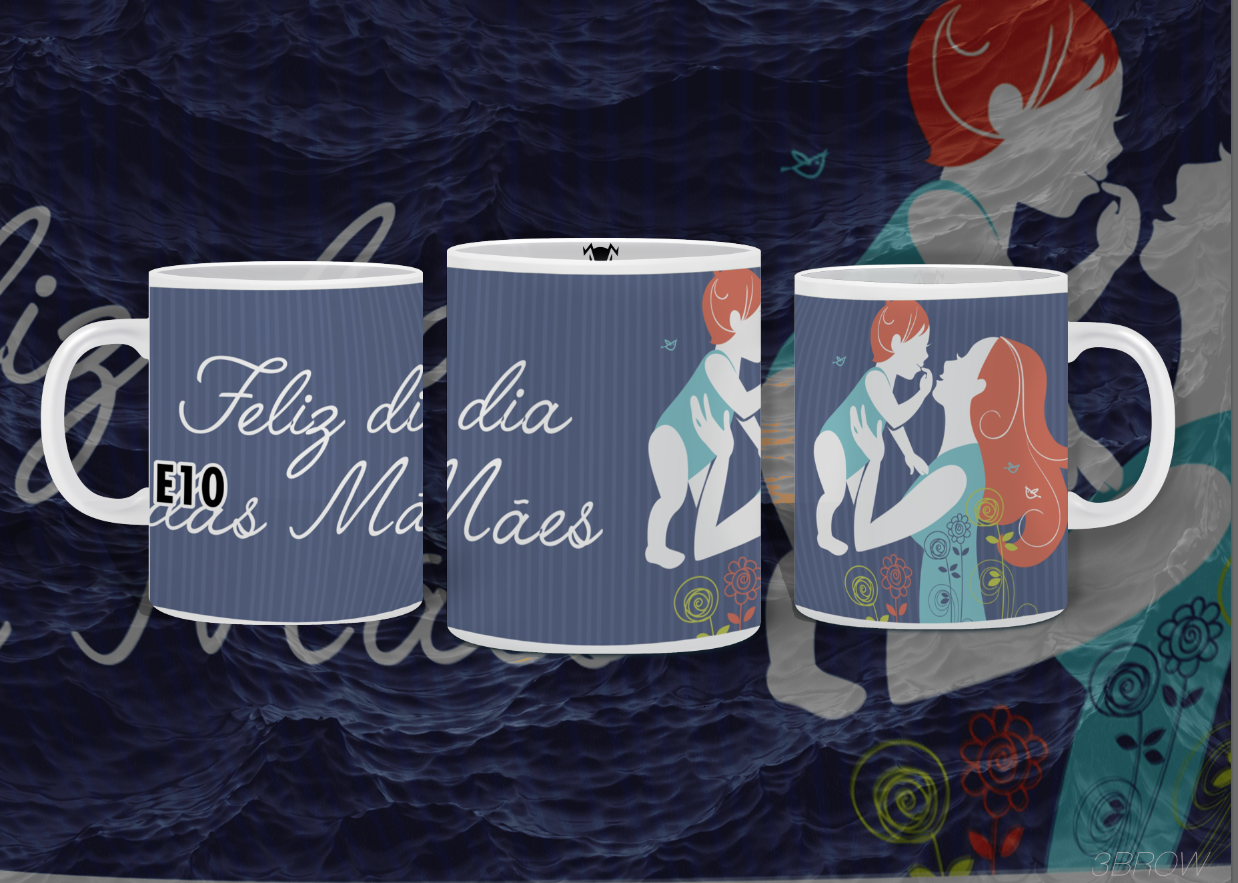 Caneca dia das Mães - Modelos Prontos