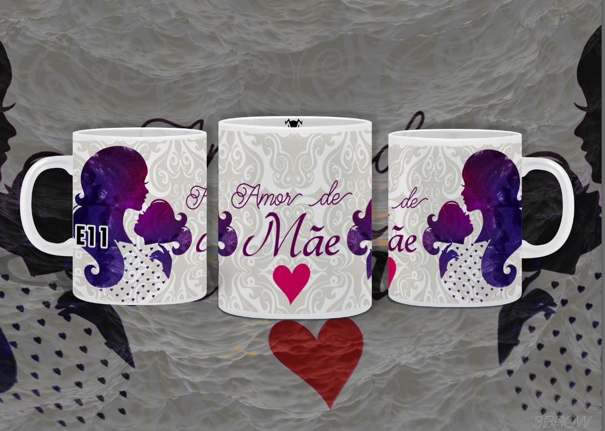 Caneca dia das Mães - Modelos Prontos