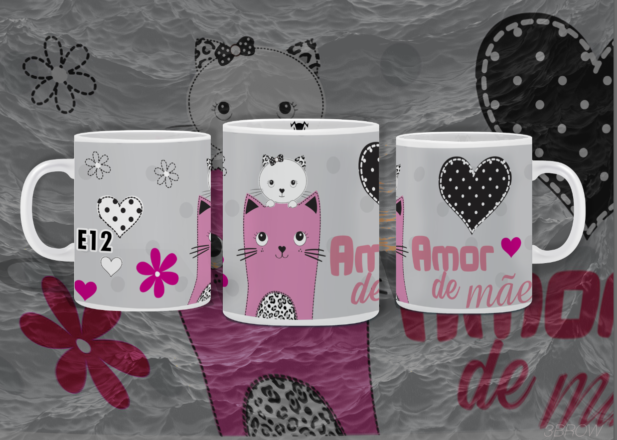 Caneca dia das Mães - Modelos Prontos