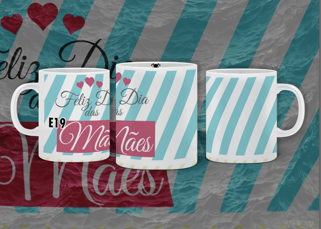 Caneca dia das Mães - Modelos Prontos