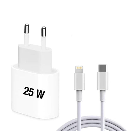 Carregador Turbo 25W com Cabo tipo C p/ lightning