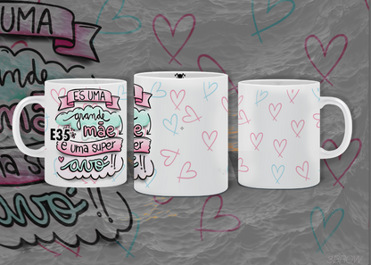 Caneca dia das Mães - Modelos Prontos