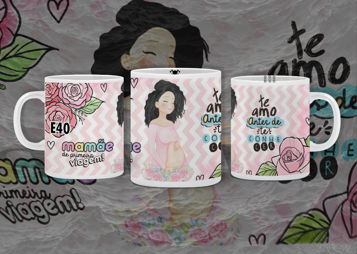 Caneca dia das Mães - Modelos Prontos