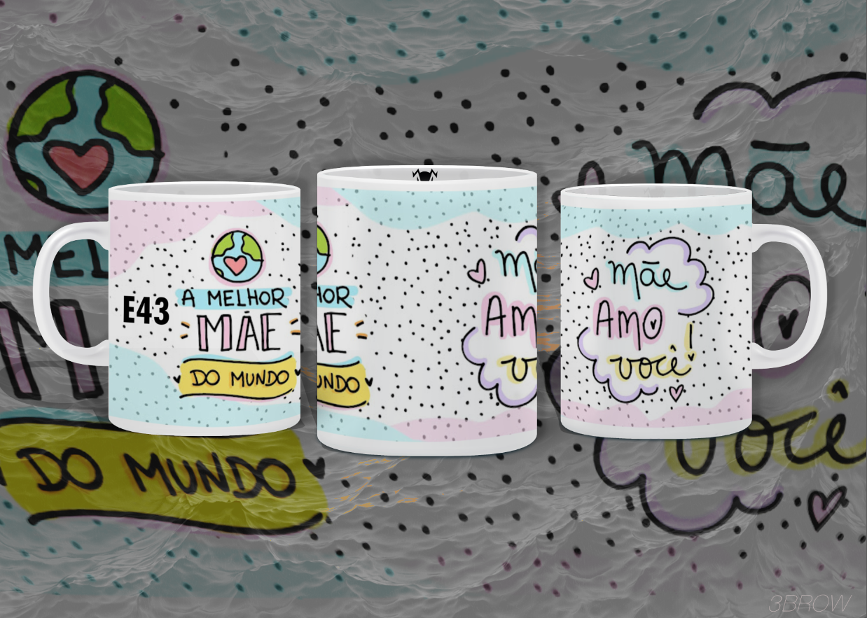 Caneca dia das Mães - Modelos Prontos