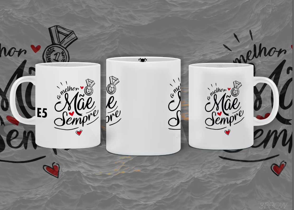 Caneca dia das Mães - Modelos Prontos