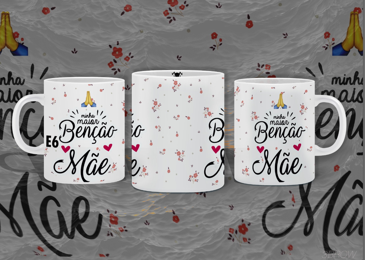 Caneca dia das Mães - Modelos Prontos