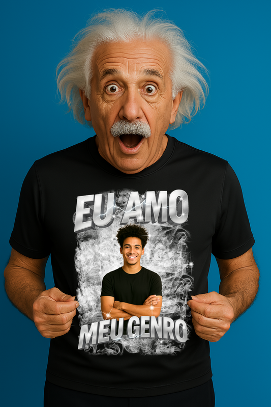 Camiseta Eu Amo Meu Genro/Nora/Papai #Personalizada