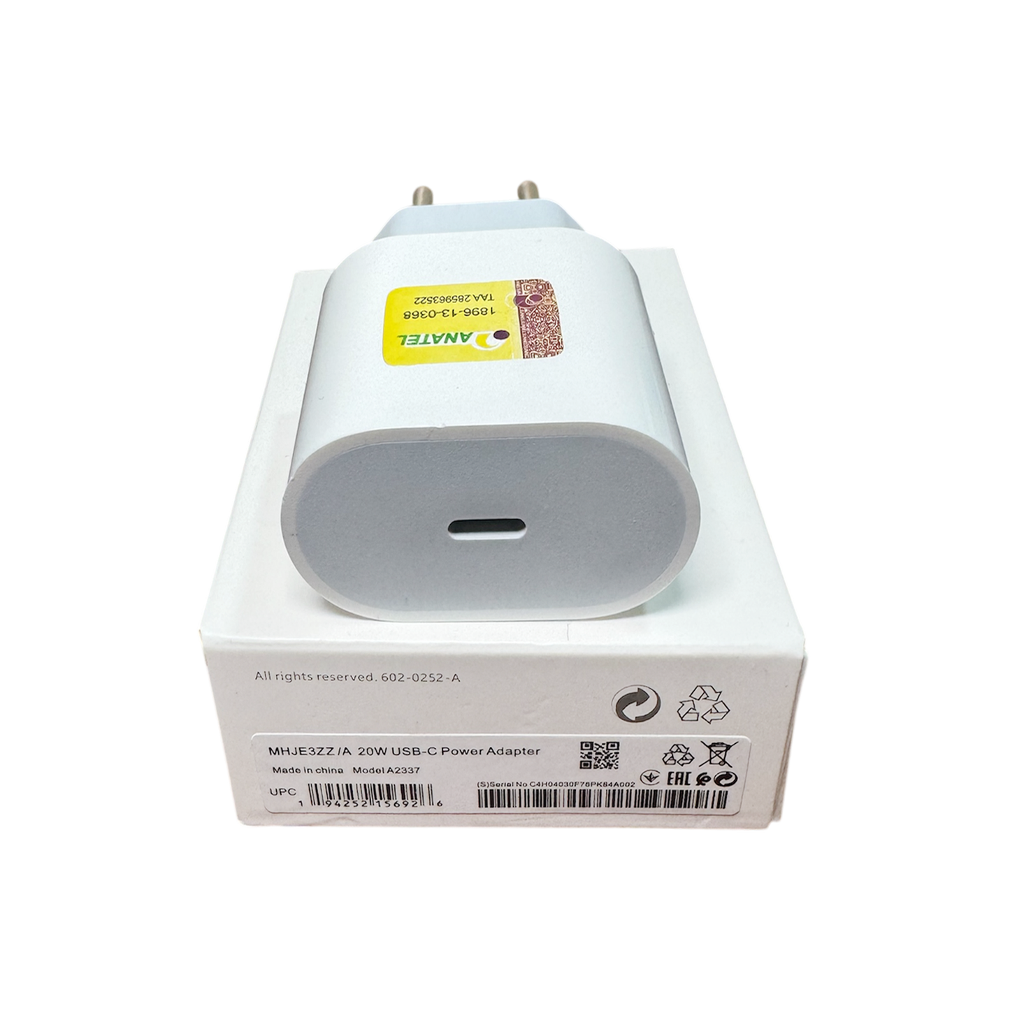 Fonte Carregador USB-C 20W